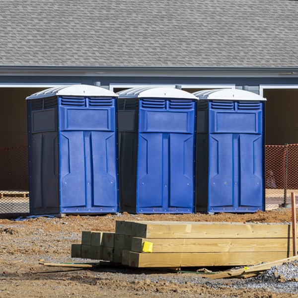 what is the maximum capacity for a single portable toilet in Youngstown